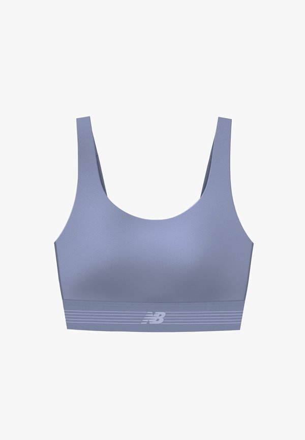 New Balance AC TRAIN BRA - Medium support sports bra - dark smoked violet