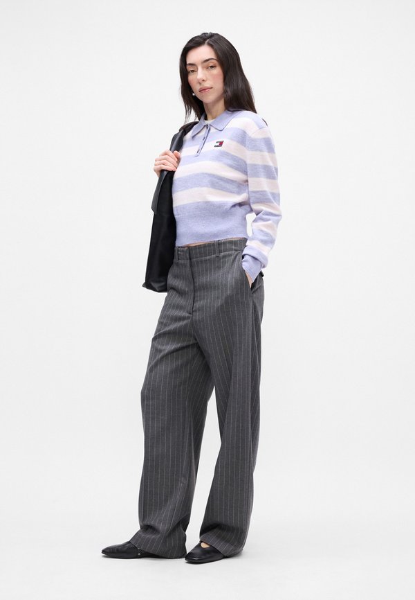Tommy Jeans TOMMY BADGE POLO JUMPER WITH ALPACA