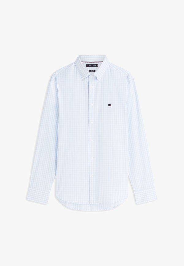 Tommy Hilfiger TH FLEX REGULAR FIT GINGHAM CHECK POPLIN SHIRT - Shirt - sweet blue