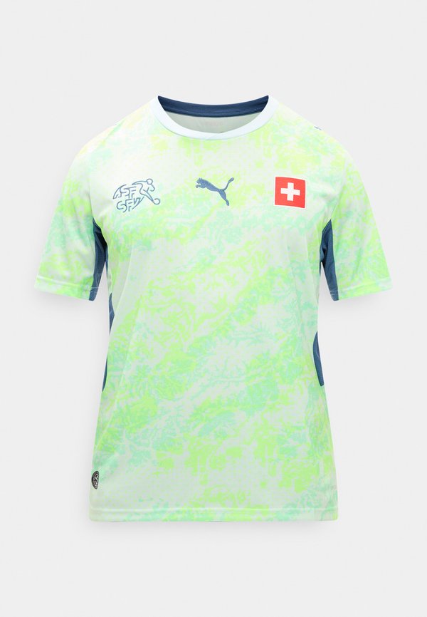 Puma SWITZERLAND SFV AWAY REPLICA - Football jersey - sea glass/dark indigo