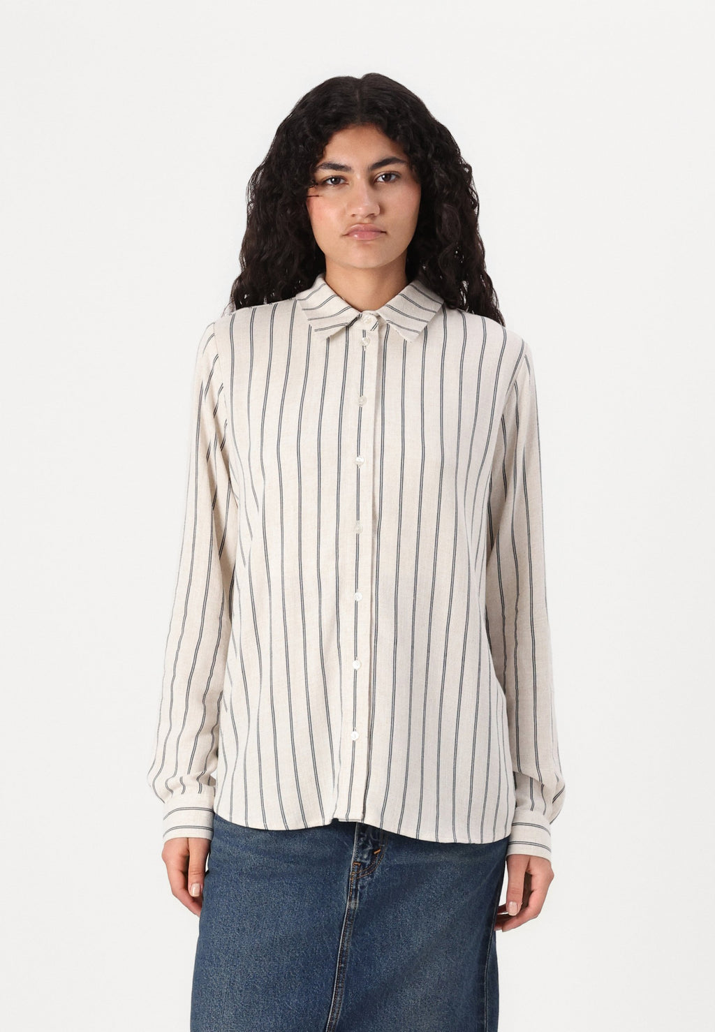 Selected Long sleeved striped