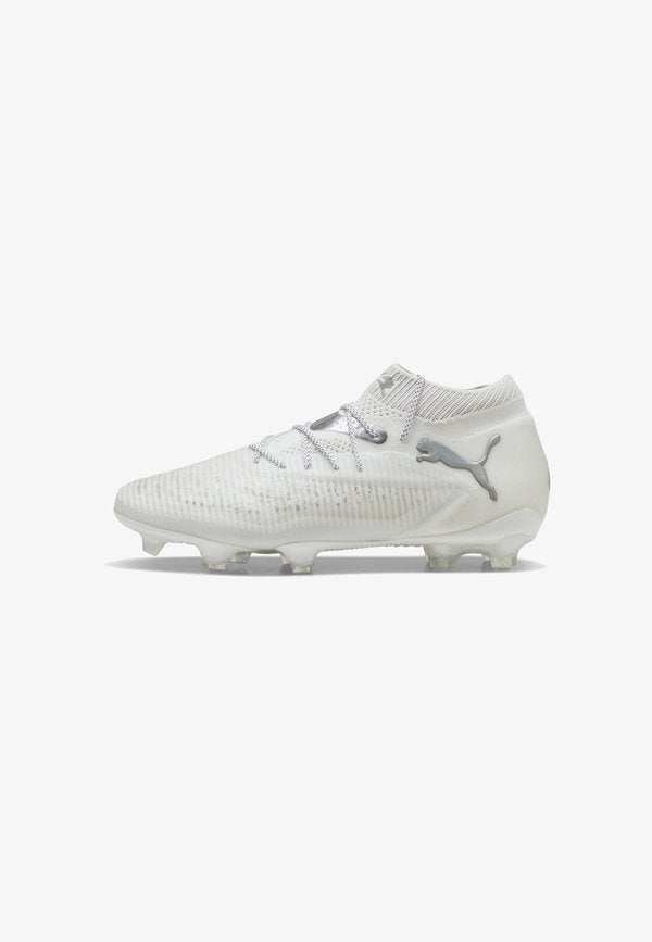 Puma FUTURE 8 ULTIMATE - Firm-ground football boots - white matte silver