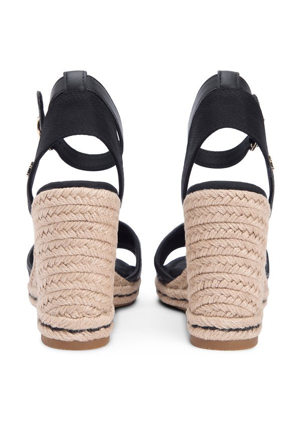 Tommy Hilfiger RAFFIA STRAP HIGH WEDGE ESPADRILLES