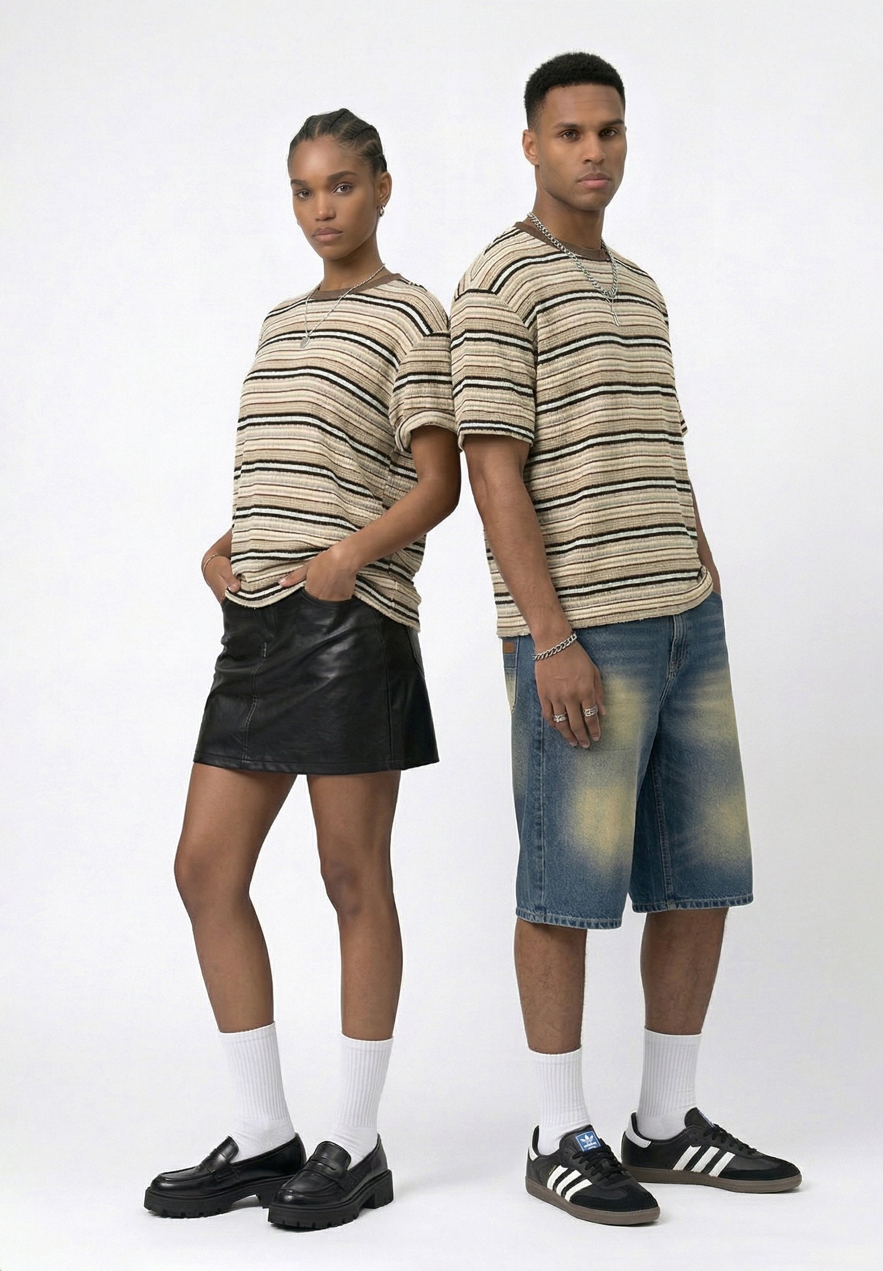 YOURTURN UNISEX OVERSIZED KNITTED