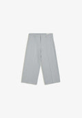 Bershka STRAIGHT CAPRI TROUSERS - TROUSERS - Trousers - grey