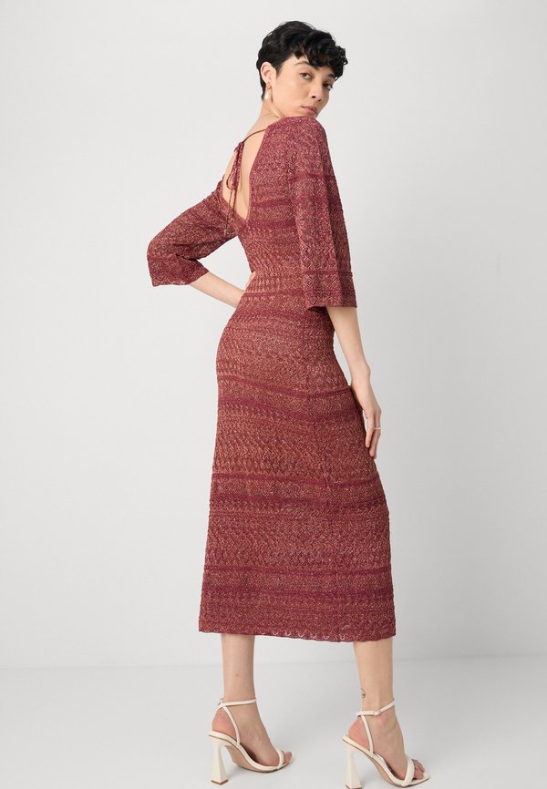 Scotch & Soda METALLIC POINTELLE DRESS