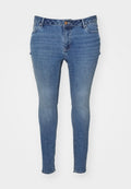 Vero Moda Curve Skinny fit VMCFLASH Mid rise - Jeggings - medium blue denim