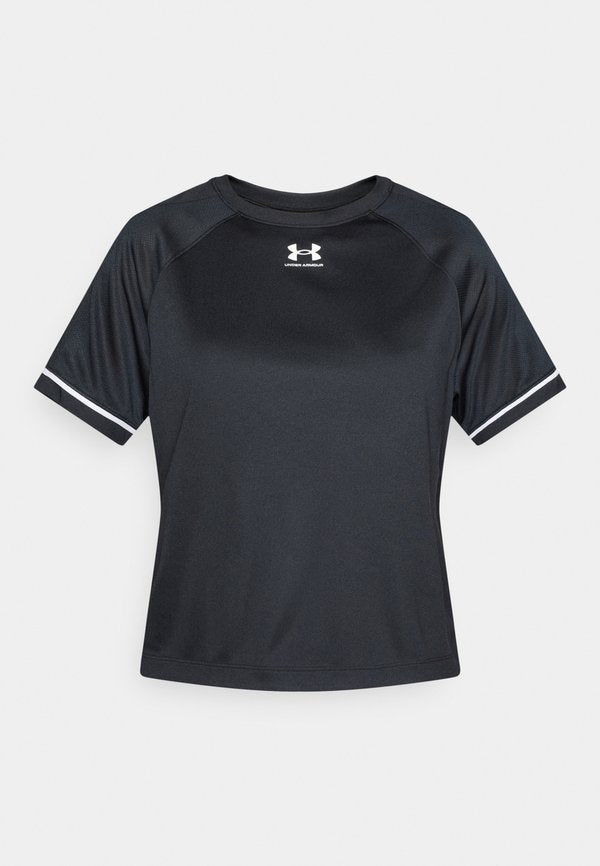 Under Armour CHALLENGER BOXY - Basic T-shirt - black/white