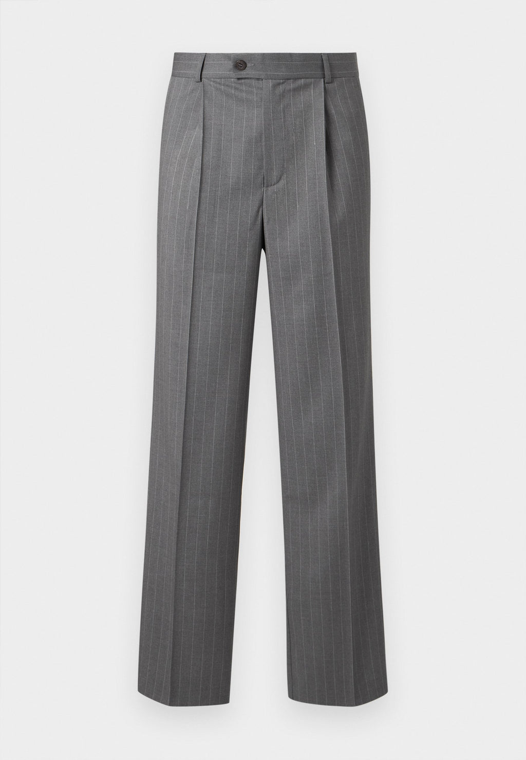Essential Collective PLEATED PINSTRIPE TROUSER