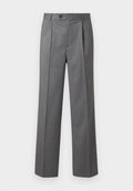 Essential Collective PLEATED PINSTRIPE TROUSER