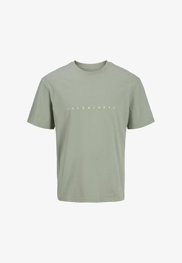 Jack & Jones Plus Size Logo - Print T-shirt - iceberg green