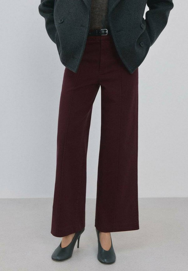 Mango Trousers - bordeaux