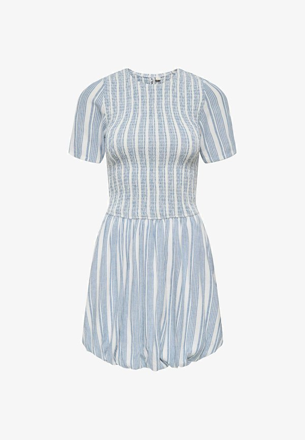 ONLY ONLGOA Linen Short - Day dress - coronet blue