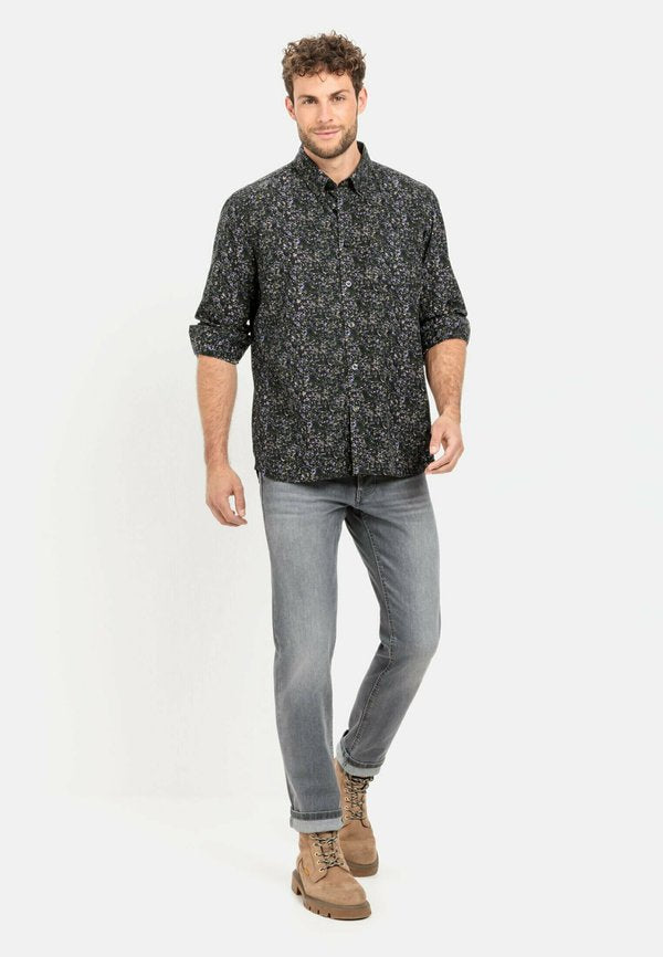 camel active LANGARM MIT ALLOVER-PRINT