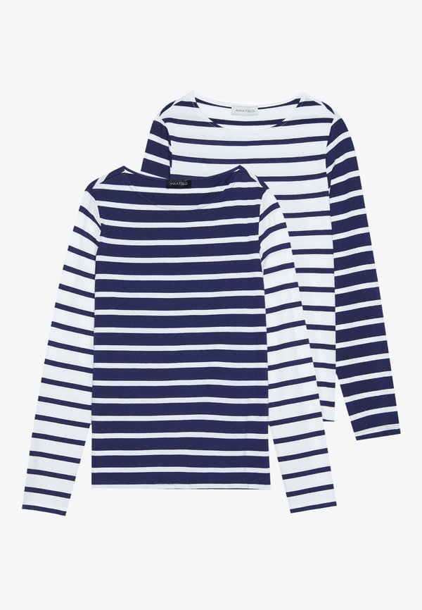 Anna Field CONTRAST STRIPE PATTERN ON SLEEVE 2 PACK