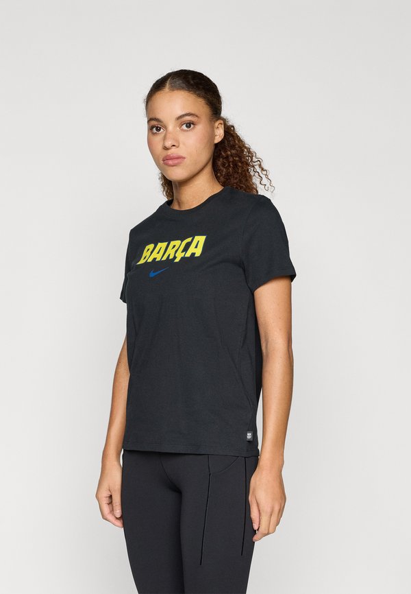Nike Performance FCB BARCA TEE - Print T-shirt - black
