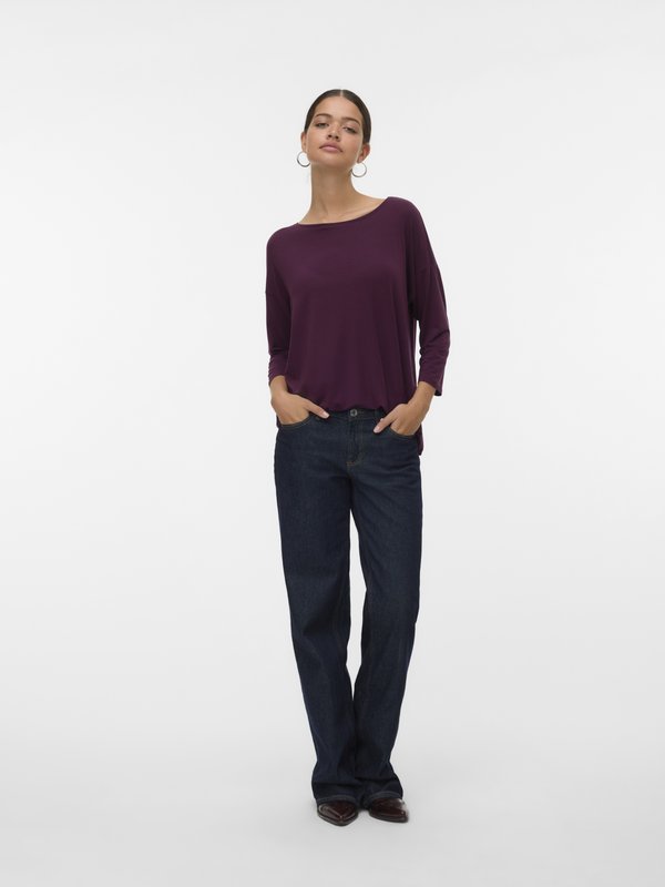 Vero Moda VMAVA - Long sleeved top - winetasting