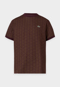 Lacoste UNISEX - Print T-shirt - marron