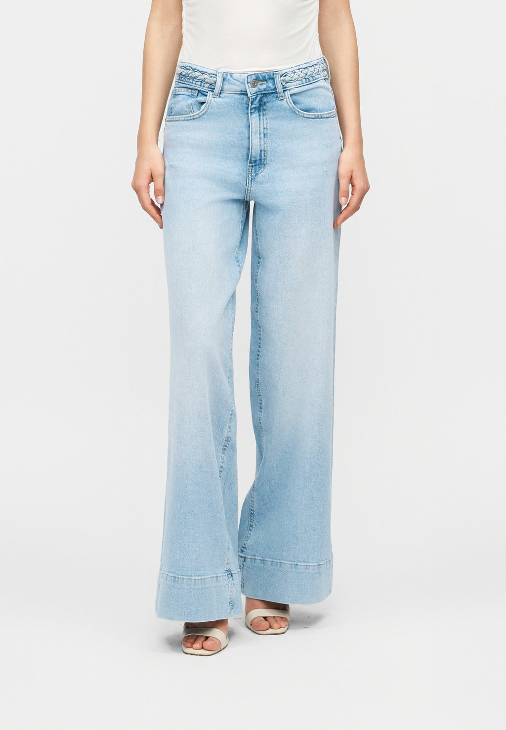 Wide-fit ONLJUICY High waist Wide Leg Fit Media 3