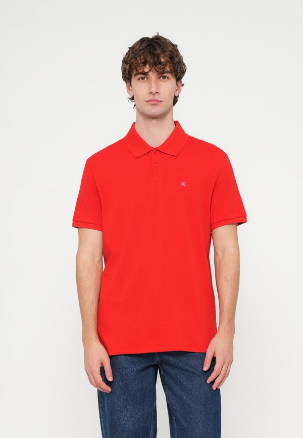 Calvin Klein Jeans MONOGRAM - Polo shirt - red