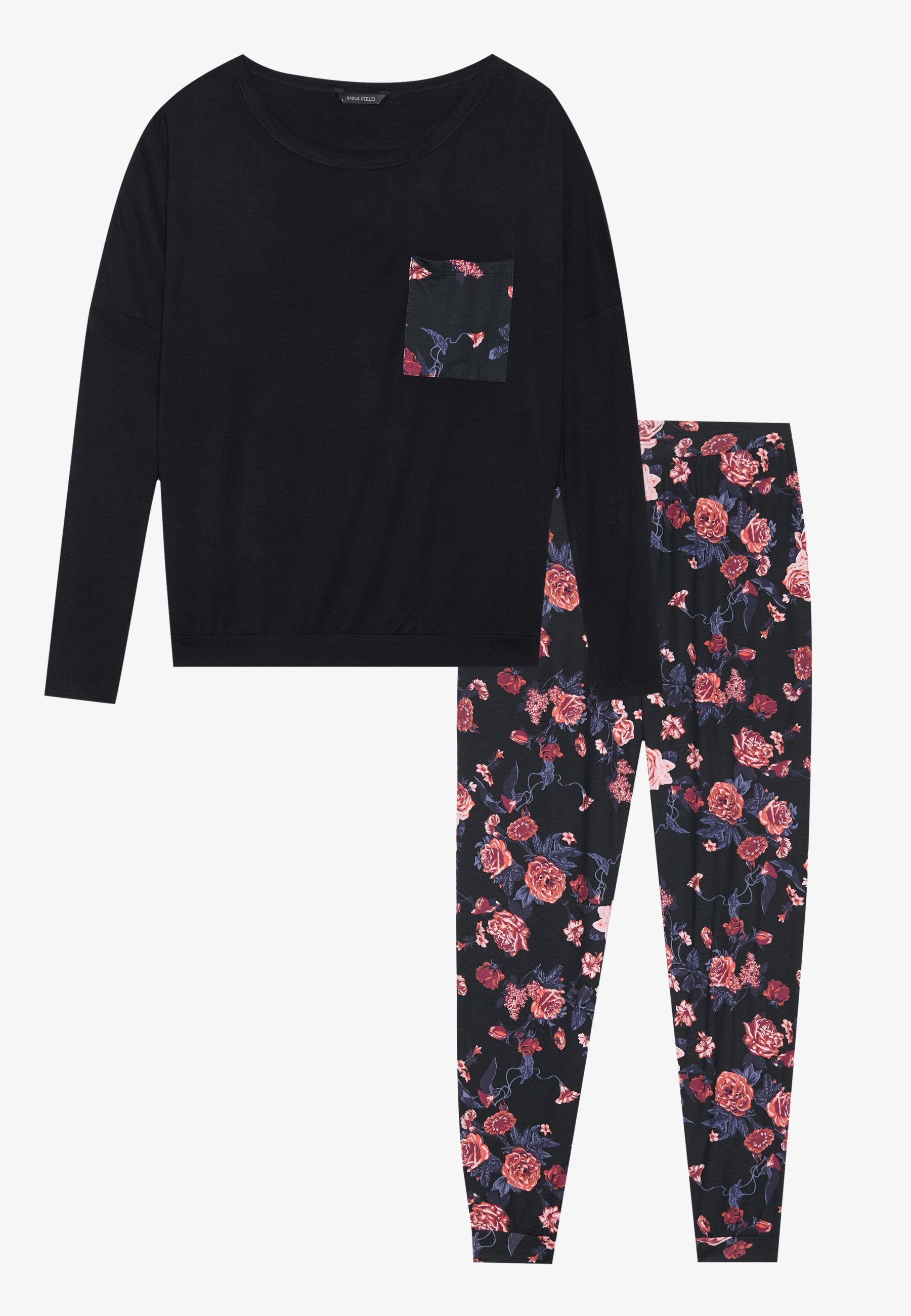 Anna Field FLORAL JERSEY SET