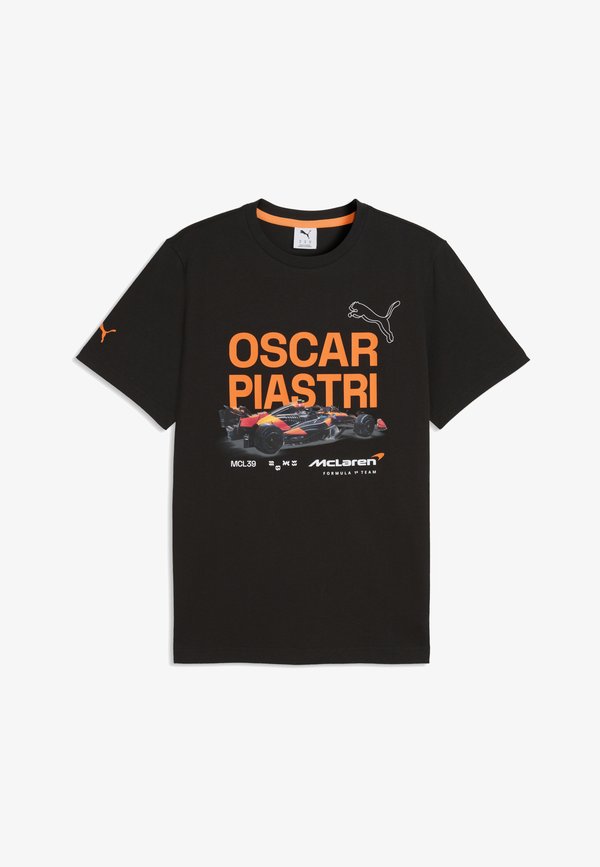 Puma MCLAREN RACING DRIVER PIASTRI  - Print T-shirt - black