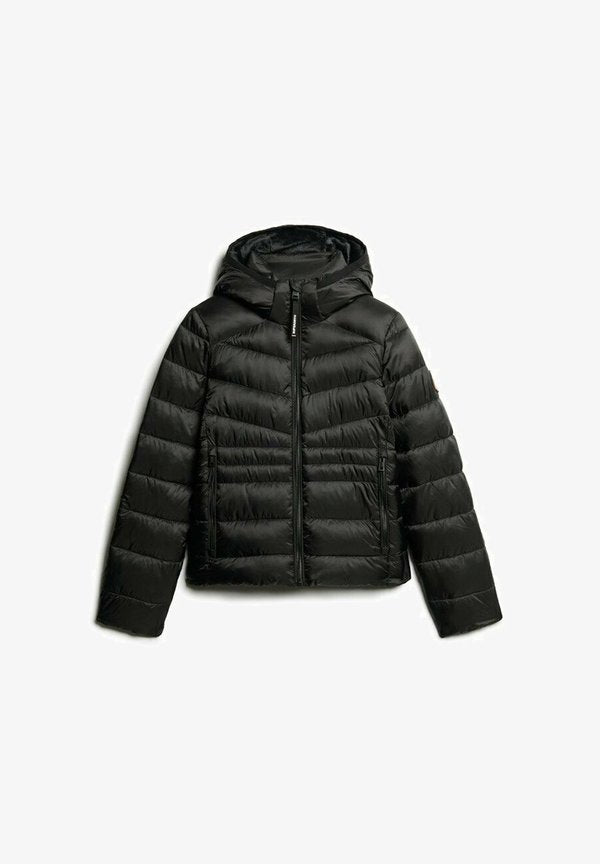 Superdry & Co HOODED FUJI QUILTED PADDED - Winter jacket - black