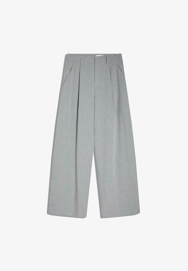 Bershka Trousers - dark grey