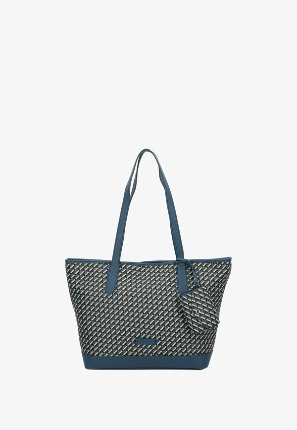 TOM TAILOR XENIA ZIP SHOPPER L - Handbag - blue