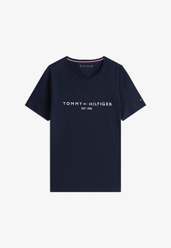 Tommy Hilfiger CORE LOGO TEE - Print T-shirt - blau