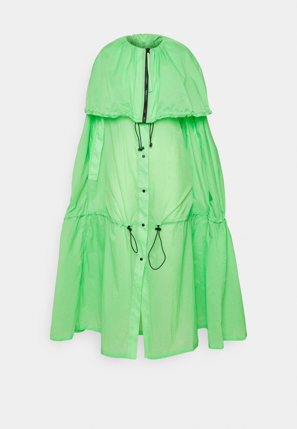 HUN'S PICK VOLUMINOUS RAINCOAT Media 1