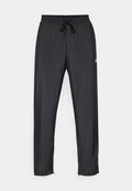 adidas Sportswear ESSENTIAL SMALL LOGO STANFORD  OPEN HEM - Trousers - black/white