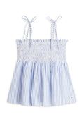 Tommy Hilfiger SEERSUCKER SMOCK SPAGHETTI STRAP TOP