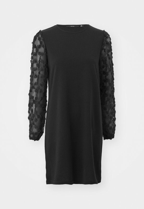 Vero Moda VMKAJA DRESS - Day dress - black