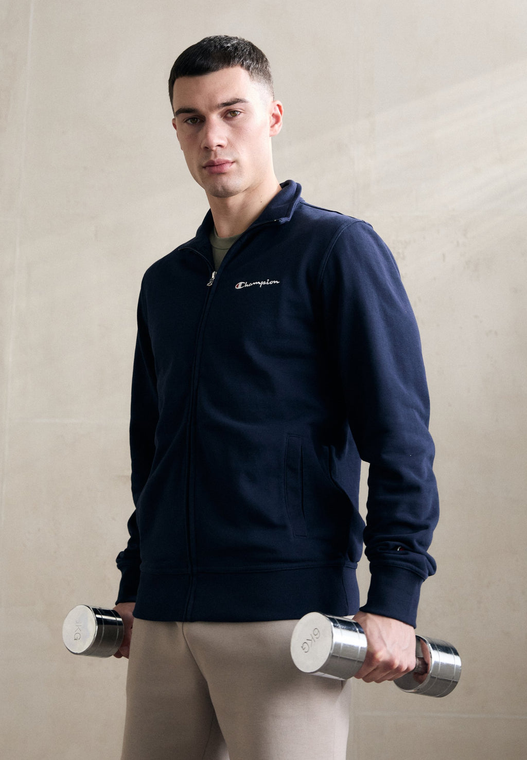 Champion ICONS FULL ZIP WITH SMALL LOGO