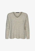 Vero Moda Curve Knitted VMCCREWLEFILE Knitted - Jumper - birch