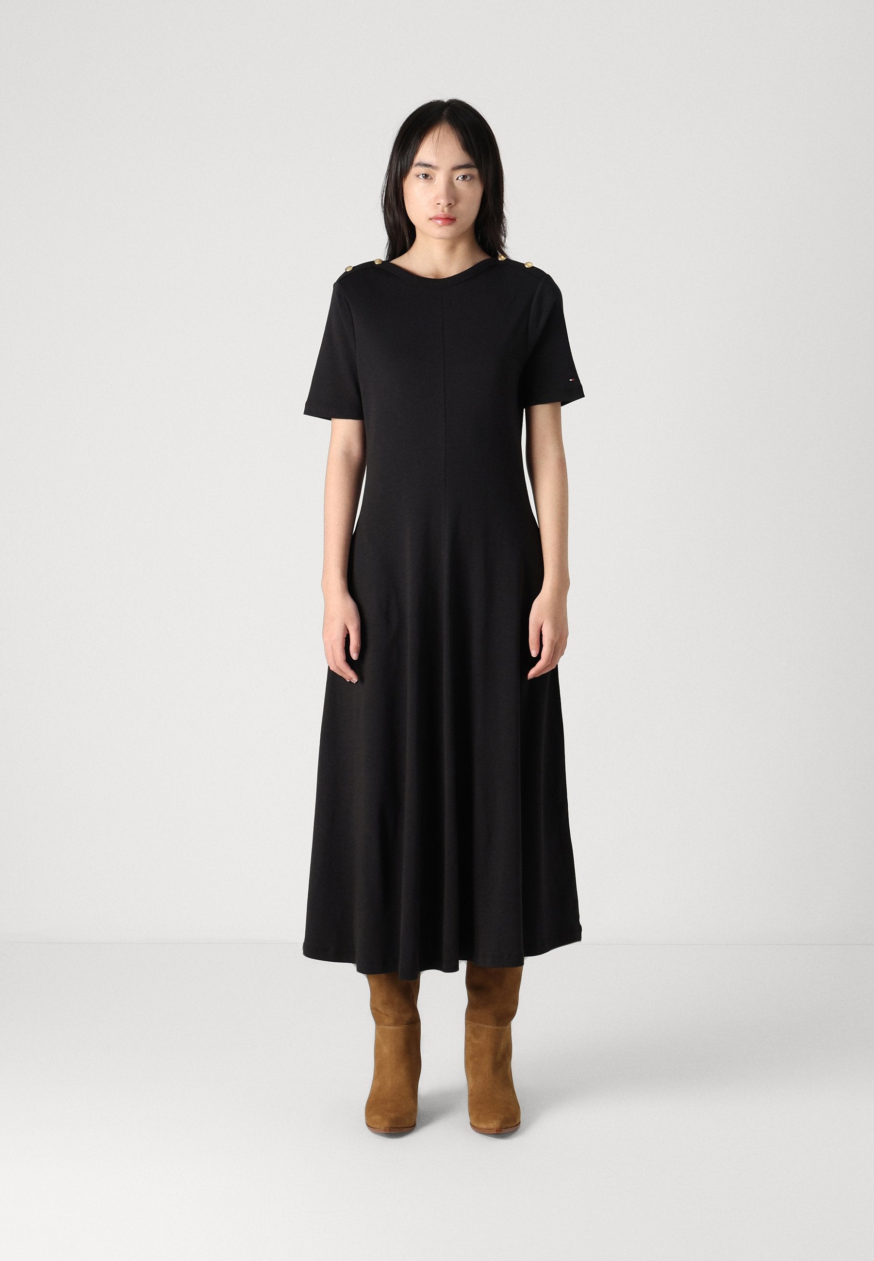 GOLD BUTTON DRESS Media 3