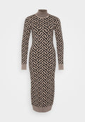 Vero Moda Tall VMARIA ART HIGH NECK CALF DRESS