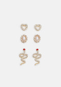 Pieces PCNANY EARRING 3 PACK