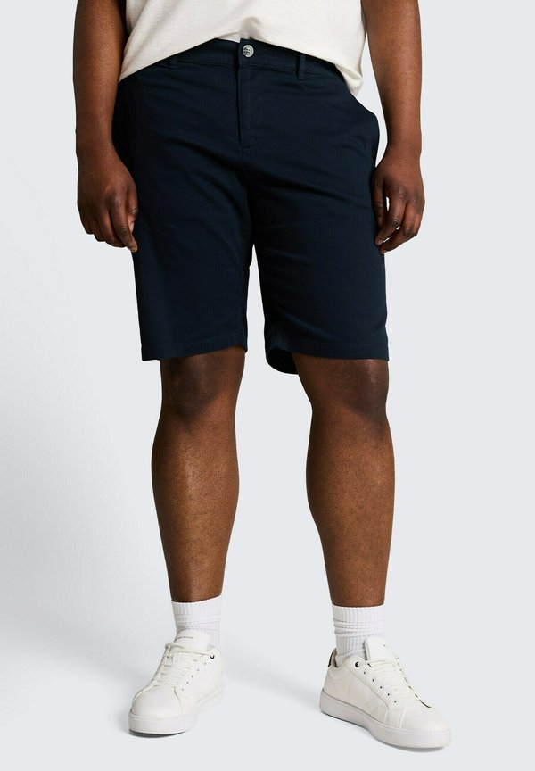 TOM TAILOR TOM TAILOR HOSEN & CHINO PLUS SIZE - SLIM CHINO SHORTS - Shorts - sky captain blue