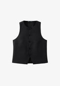 Mango ADULT - Waistcoat - black