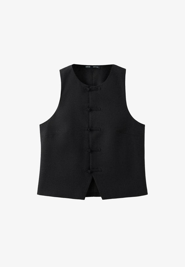 Mango ADULT - Waistcoat - black
