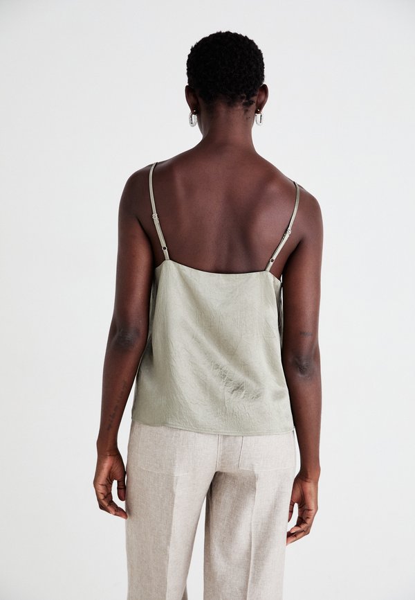 Selected spaghetti strap V-neck