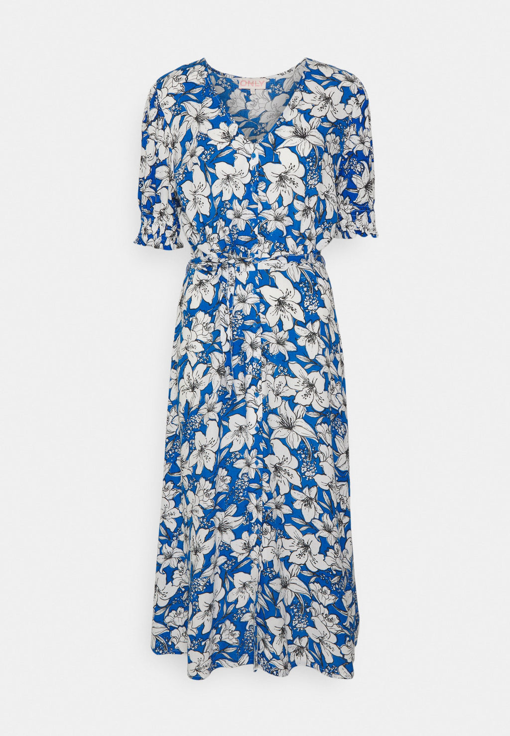 ONLFREDERIKKE V NECK BELT DRESS Media 1