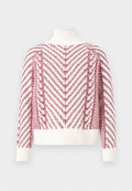 Tommy Hilfiger TEXTURED CABLE MOCK - Jumper - red