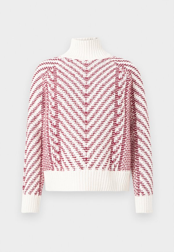 Tommy Hilfiger TEXTURED CABLE MOCK - Jumper - red