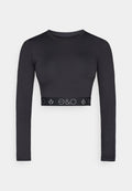 Even&Odd active CROPPED LONG SLEEVE TOP