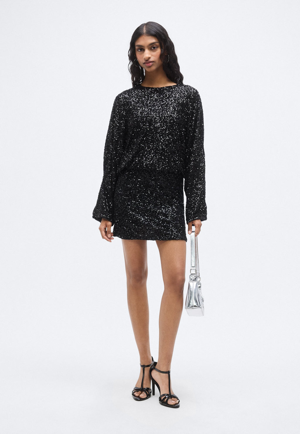 Gina Tricot Petite SEQUIN MINI DRESS