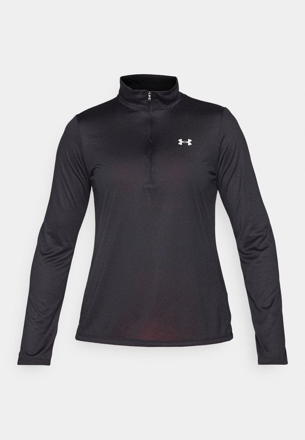 Under Armour TECH - Long sleeved top - black/white