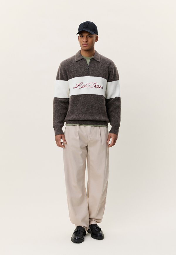 Les Deux CORY HALF-ZIP KNIT JUMPER